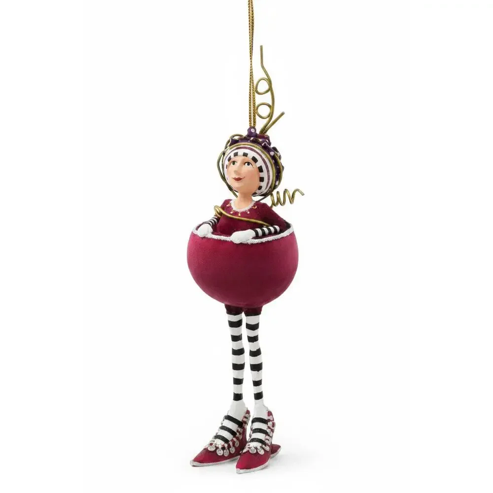 Patience Brewster Mini RED WINE Cocktail Ornament